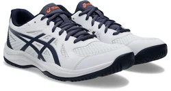 Asics UPCOURT 6 Hallenschuh Rot/Weiß/Dunkelblau/Blau/Hellblau