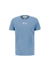 Alpha Industries T-Shirt Organics EMB Hellblau/Blau/Grau