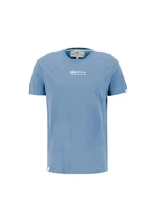 Alpha Industries T-Shirt Organics EMB Hellblau/Blau/Grau