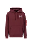 Alpha Industries Space Shuttle Hoodie Dunkelrot/Rot/Bordeaux/Lila