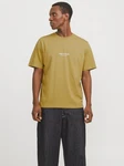 Jack & Jones T-Shirt JORVESTERBRO Gelb/Dunkelgrün/Khaki/Grün/Beige