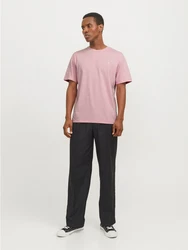 JACK & JONES T-Shirt JJEPaulos Rosa/Lila