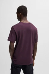 BOSS T-Shirt Tales Dunkelrot/Lila/Bordeaux
