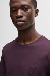BOSS T-Shirt Tales Dunkelrot/Lila/Bordeaux