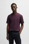 BOSS T-Shirt Tales Dunkelrot/Lila/Bordeaux