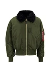 Alpha Industries Bomberjacke B-15 Heritage Dunkelgrün
