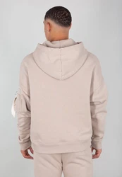 Alpha Industries Hoodie OS Beige/Khaki/Braun