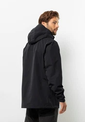 Jack Wolfskin Funktionsjacke JASPER 2L JKT Schwarz/Dunkelgrau/Beige