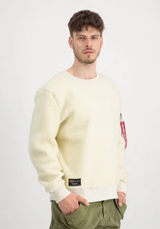 Alpha Industries Sweater Teddy Gelb/Creme/Weiß/Khaki/Beige