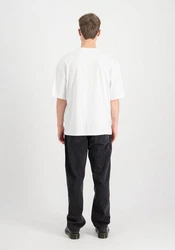Alpha Industries T-Shirt College T Weiß/Schwarz/Rot