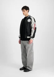 Alpha Industries Puffer Vest Bomberjacke Creme
