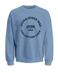 Jack & Jones Sweatshirt JJSIMON SWEAT CREW NECK Blau/Hellblau