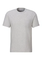 Replay T-Shirt mit Brusttasche Grau/Hellgrau