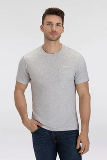 Replay T-Shirt mit Brusttasche