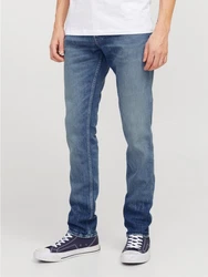 Jack & Jones Slim-fit-Jeans JJIGLENN JJDENVER JJ 144 NOOS Blau/Hellblau