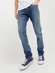 Jack & Jones Slim-fit-Jeans JJIGLENN JJDENVER JJ 144 NOOS Blau/Hellblau