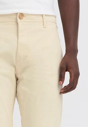 BLEND Hose 'Natan' Khaki/Beige/Weiß
