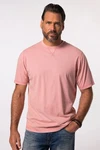 JP1880 T-Shirt Halbarm Vintage-Look Stickerei Rosa/Rot