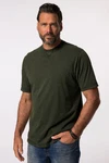 JP1880 T-Shirt Halbarm Vintage-Look Stickerei Dunkelgrün/Grün