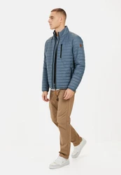 camel active Steppjacke Funktionsjacke Blau/Hellblau/Grau