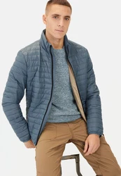 camel active Steppjacke Funktionsjacke Blau/Hellblau/Grau
