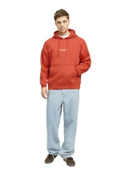 Jack & Jones Hoodie JORVESTERBRO Rot/Orange
