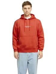 Jack & Jones Hoodie JORVESTERBRO Rot/Orange