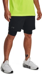 Under Armour Sportshorts Vanish Woven 2in1 grau/schwarz