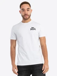 Lonsdale T-Shirt BLAIRMORE Weiß/Lila/Schwarz/Beige