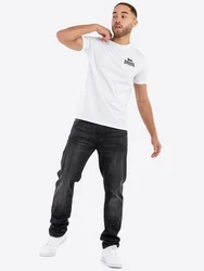 Lonsdale T-Shirt BLAIRMORE Weiß/Lila/Schwarz/Beige