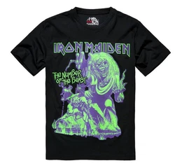 T-Shirt Herren T-Shirt Iron Maiden Number of the Beast I