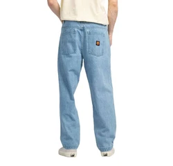 Santa Cruz Weite Jeans Hellblau/Blau/Beige