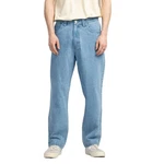 Santa Cruz Weite Jeans Hellblau/Blau/Beige