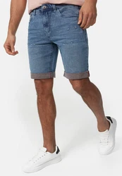Indicode Jeansshorts INZalento Hellblau/Blau/Grau