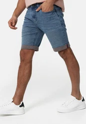 Indicode Jeansshorts INZalento Hellblau/Blau/Grau