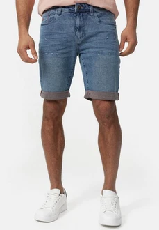 Indicode Jeansshorts INZalento Hellblau/Blau/Grau