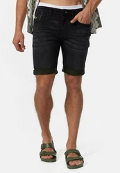 Indicode Jeansshorts INZalento Schwarz/Dunkelgrün/Khaki/Grün/Braun