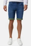 Indicode Jeansshorts INZalento Blau/Türkis/Dunkelblau