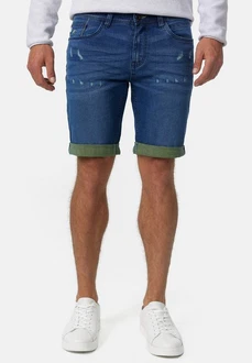 Indicode Jeansshorts INZalento Blau/Türkis/Dunkelblau