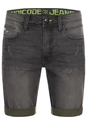 Indicode Jeansshorts INZalento Dunkelgrün/Grün/Braun/Khaki