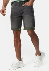 Indicode Jeansshorts INZalento Dunkelgrün/Grün/Braun/Khaki