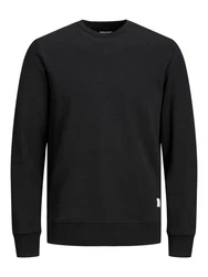 JACK & JONES Herren JJEBASIC Sweat Crew Neck NOOS 12181903 Schwarz