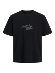 ONLY T-Shirt Schwarz/Dunkelblau/Hellblau