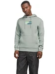 Jack & Jones Hoodie JJECORP GRAPHIC SWEAT HOOD Grün/Rosa Jack & Jones Hoodie JJECORP GRAPHIC SWEAT HOOD Grün/Rosa