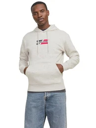 Hoodie JJECORP GRAPHIC aus Baumwollmix