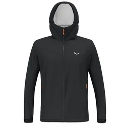 Salewa Outdoorjacke Hardshelljacke PUEZ 2.5L PTX Orange/Dunkelgrau/Schwarz/Rot/Grün/Grau