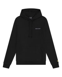 Lyle & Scott Hoodie Embroidered Schwarz/Gelb