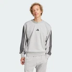 adidas Sportswear Longtop ESSENTIALS 3-STREIFEN FRENCH TERRY SWEATSHIRT Hellgrau/Grau
