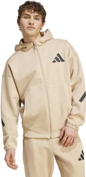 adidas Sportswear Kapuzensweatshirt Z.N.E. FZ Beige/Khaki
