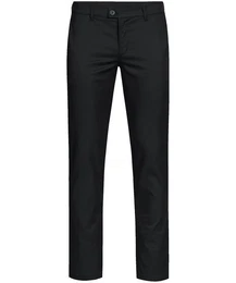 Anzughose Corporate Wear CASUAL Herren Chinohose Regular-Fit Schwarz 90